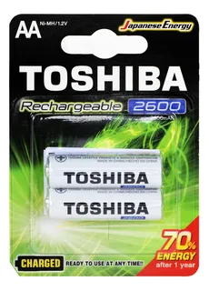 Akumulator Toshiba READY TO USE TNH-6GAE BP-2C AA  2600mAh Blister 2 szt.