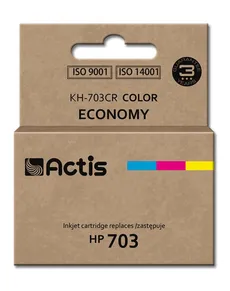 Tusz ACTIS KH-703CR (zamiennik HP 703 CD888AE; Standard; 12 ml; kolor)