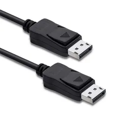 Kabel Qoltec 50456 (DisplayPort M - DisplayPort M; 1,5m; kolor czarny)