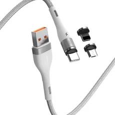 BASEUS KABEL 4W1 USB-USB-C/LIGHTNING/MICRO 3A 1M B