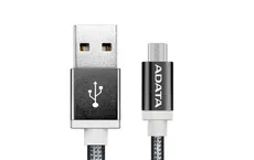 Kabel ADATA AMUCAL-100CMK-CBK AMUCAL-100CMK-CBK (USB 2.0 - Micro USB ; 1m; kolor czarny)
