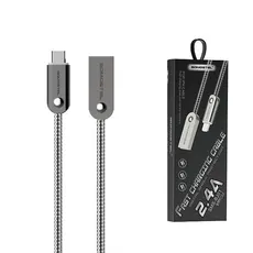 SOMOSTEL KABEL USB MICRO 2,4A QC METALOWY OPLOT/METALOWE WTYKI SMS-BJ01 MICRO