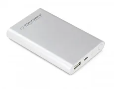PowerBank Esperanza NEUTRIN EMP117S (8800mAh; USB 2.0; kolor srebrny)