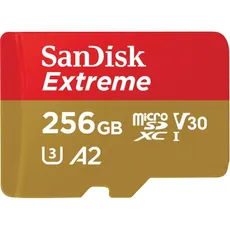 Karta pamięci SanDisk SDSQXA1-256G-GN6MA (256GB; Class 10, Class U3, V30; + adapter)