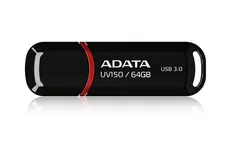 Pendrive ADATA UV150 AUV150-64G-RBK (64GB; USB 3.0; kolor czarny)