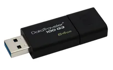 Pendrive Kingston DT100G3/64GB (64GB; USB 3.0; kolor czarny)