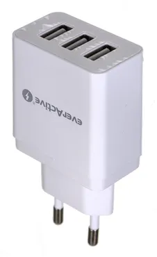 Ładowarka sieciowa everActive SC-300 (USB; kolor biały)