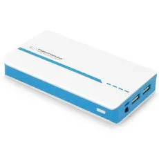PowerBank Esperanza Atom EMP107WB (11000mAh; microUSB, USB 2.0; kolor niebieski)