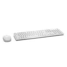 Zestaw klawiatura + mysz membranowa Dell KM636 - US Intl White 580-ADGF (USB 2.0; (US); kolor biały; optyczna)