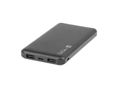 PowerBank NATEC Extreme Media Trevi Slim NPB-1542 (10000mAh; microUSB, USB typ A, USB-C; kolor czarny)