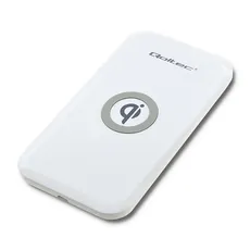 Ładowarka indukcyjna do smartfona Qoltec 51842 (Micro USB; kolor biały)