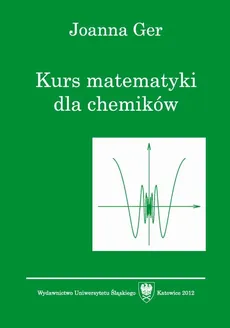 Kurs matematyki dla chemików. Wyd. 5. popr. - 03 Ciągi i szeregi - Joanna Ger