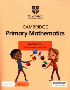 Cambridge Primary Mathematics Workbook 2 with Digital Access - Outlet - Cherri Moseley, Janet Rees