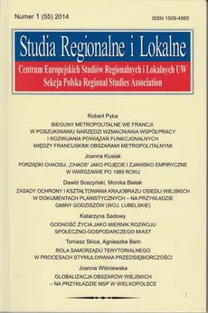 Studia Regionalne i Lokalne nr 1(55)/2014 - Recenzje: Grzegorz Gorzelak: Enrico Moretti, 2013, The New Geography of Jobs - Grzegorz Gorzelak