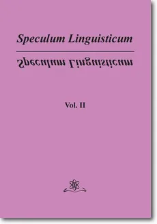 Speculum Linguisticum Vol. 2 - Jan Wawrzyńczyk