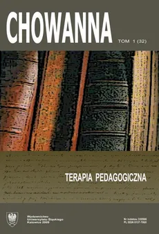 „Chowanna” 2009, R. 52 (65), T. 1 (32): Terapia pedagogiczna - 16 Recenzje