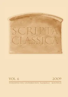 Scripta Classica. Vol. 6 - 10 The Language and Style of Cassia’s Secular Poetry