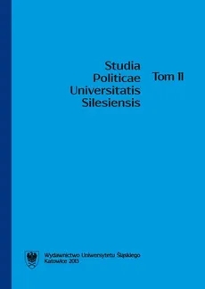 Studia Politicae Universitatis Silesiensis. T. 11 - 08 Recenzje