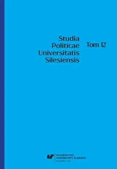 Studia Politicae Universitatis Silesiensis. T. 12 - 01 Teoretyczna i metodologiczna koncepcja szkoły chicagowskiej w nauce o polityce