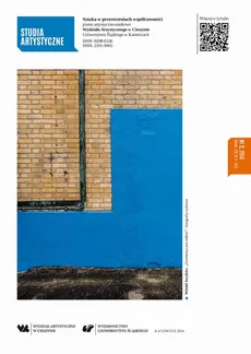 Studia Artystyczne. Nr 2: Sztuka w przestrzeniach współczesności - 08 Sztuka książki w relacjach słowa, obrazu i formy