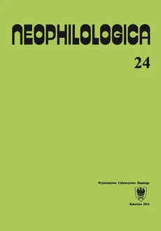 Neophilologica. Vol. 24: Études sémantico-syntaxiques des langues romanes - 18 La "Nueva gramática de la lengua espanola" (2009) entre la tradición y la modernidad