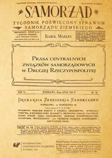 Prasa centralnych związków samorządowych w Drugiej Rzeczypospolitej - 07 Zakończenie; Aneks; Bibliografia wykorzystanego piśmiennictwa - Karol Makles