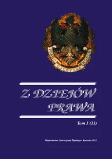 Z Dziejów Prawa. T. 5 (13) - 07 Proces utvárania Slovenských hraníc ako štátnych hraníc ČSR (historické a právne aspekty)