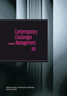Contemporary Challenges towards Management III - 01 Cultural intelligence as a learning capability for corporate leadership and management