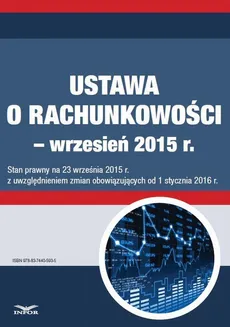 Ustawa o rachunkowości - wrzesień 2015 - Infor Pl