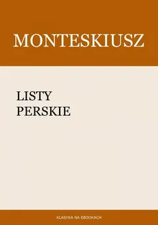 Listy perskie - Monteskiusz