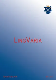 LingVaria 2016, nr 21 - Mirosław Skarżyński