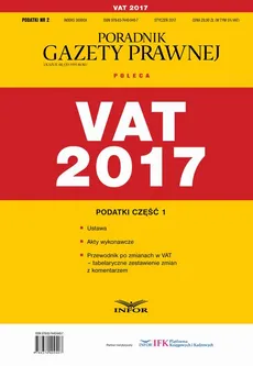 Podatki cz.1 VAT 2017 - Infor Pl