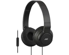 Słuchawki JVC HA-SR185-B-E (nauszne; z mikrofonem; kolor czarny