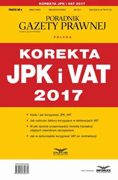 Korekta JPK i VAT 2017 - Infor Pl