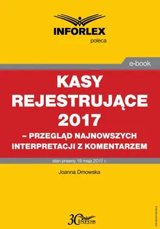 Kasy rejestrujące 2017 - Joanna Dmowska