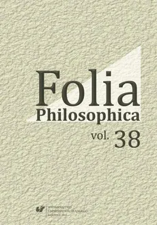 Folia Philosophica. Vol. 38 - 03 Filozofia wobec psychologii. Polemika Adama Mahrburga  z Kazimierzem Twardowskim