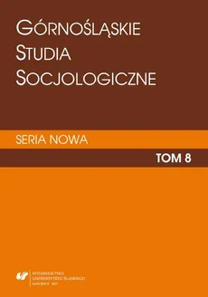 „Górnośląskie Studia Socjologiczne. Seria Nowa”. T. 8 - 10 Współuzależnienie jako rodzaj funkcjonowania...