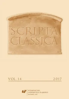„Scripta Classica" 2017. Vol. 14