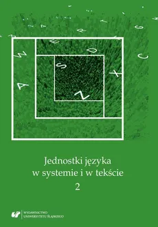 Jednostki języka w systemie i w tekście 2