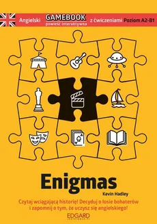 Angielski Gamebook z ćwiczeniami Enigmas - Kevin Hadley