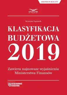 Klasyfikacja Budżetowa 2019 - Krystyna Gąsiorek