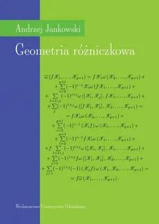 Geometria różniczkowa - Andrzej Jankowski