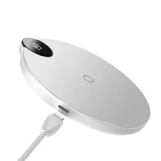 Ładowarka indukcyjna do smartfona Baseus WXSX-02 (iPhone/iPad Lightning; kolor biały)