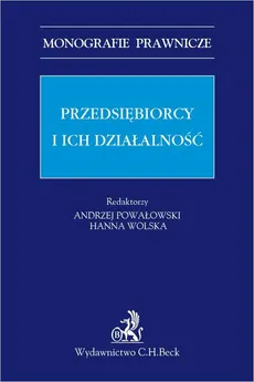 Przedsiębiorcy i ich działalność - Andrzej Powałowski, Hanna Wolska