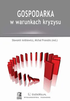 Gospodarka w warunkach kryzysu - Michał Pronobis, Sławomir Antkiewicz