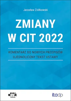 Zmiany w CIT 2022 - Outlet - Jarosław Ziółkowski