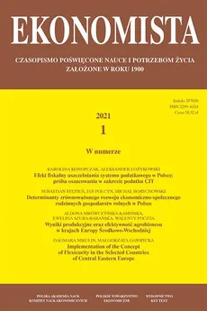 Ekonomista 2021 nr 7 - Wyniki produkcyjne oraz efektywność agrobiznesu w krajach Europy Środkowo-Wschodniej - Praca zbiorowa