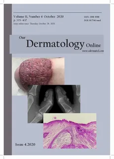 Our Dermatology Online - A rare case of malignant pyoderma associated with ulcerative colitis both treated effectively with adalimumab. - Ana Maria Abreu Velez, Hanane Bay Bay, Ihsan Ali Al-Turfy, Suyash Singh