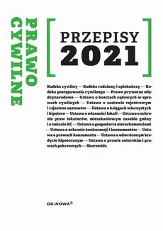 Prawo Cywilne Przepisy sierpień 2021 - Agnieszka Kaszok