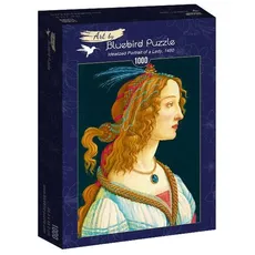 Puzzle Idealny portret kobiety, Botticelli 1000